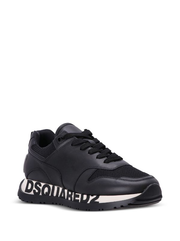 DSQUARED2 RUNNING LEATHER SNEAKERS