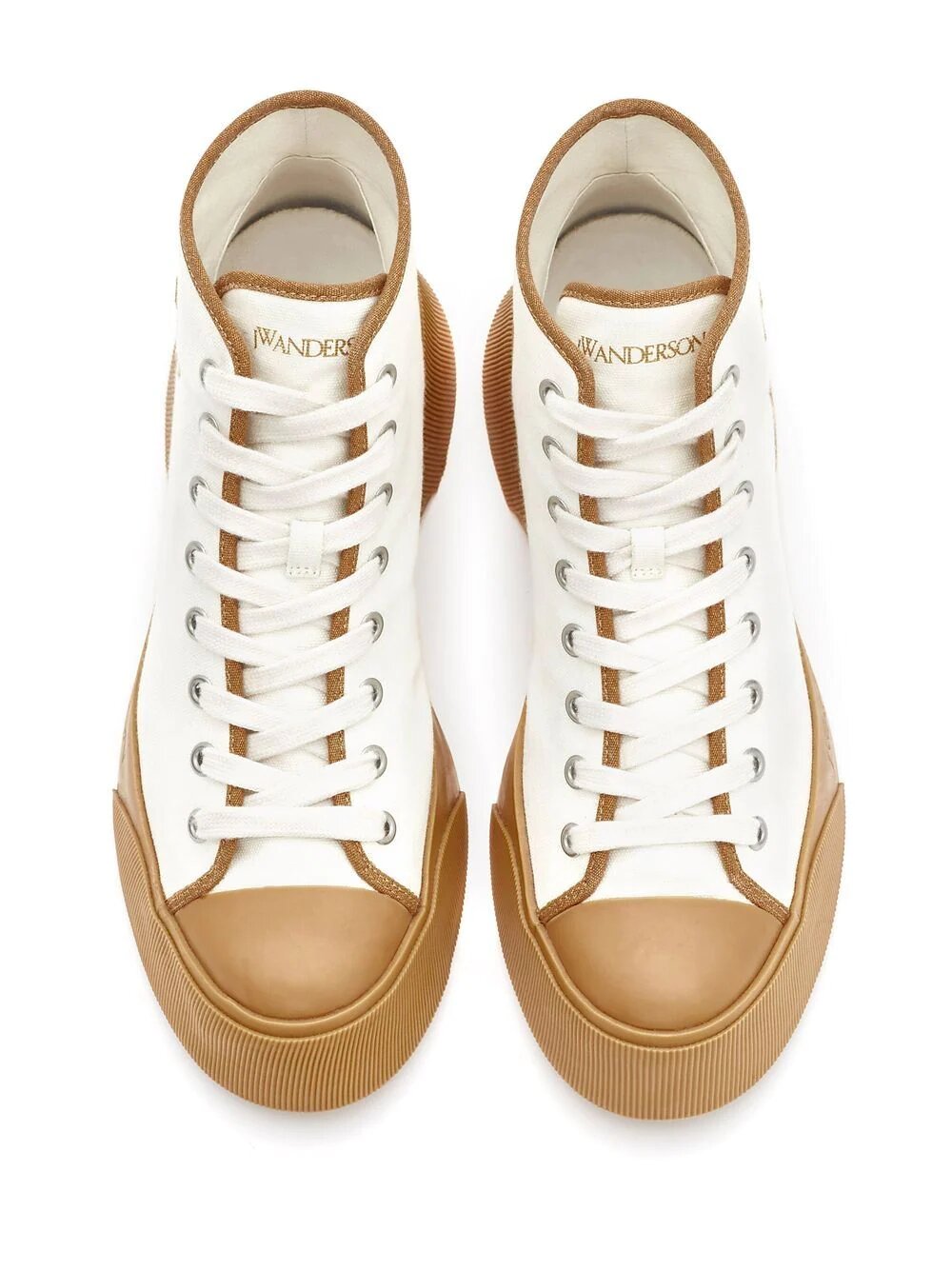 LOGO-PRINT LACE-UP SNEAKERS