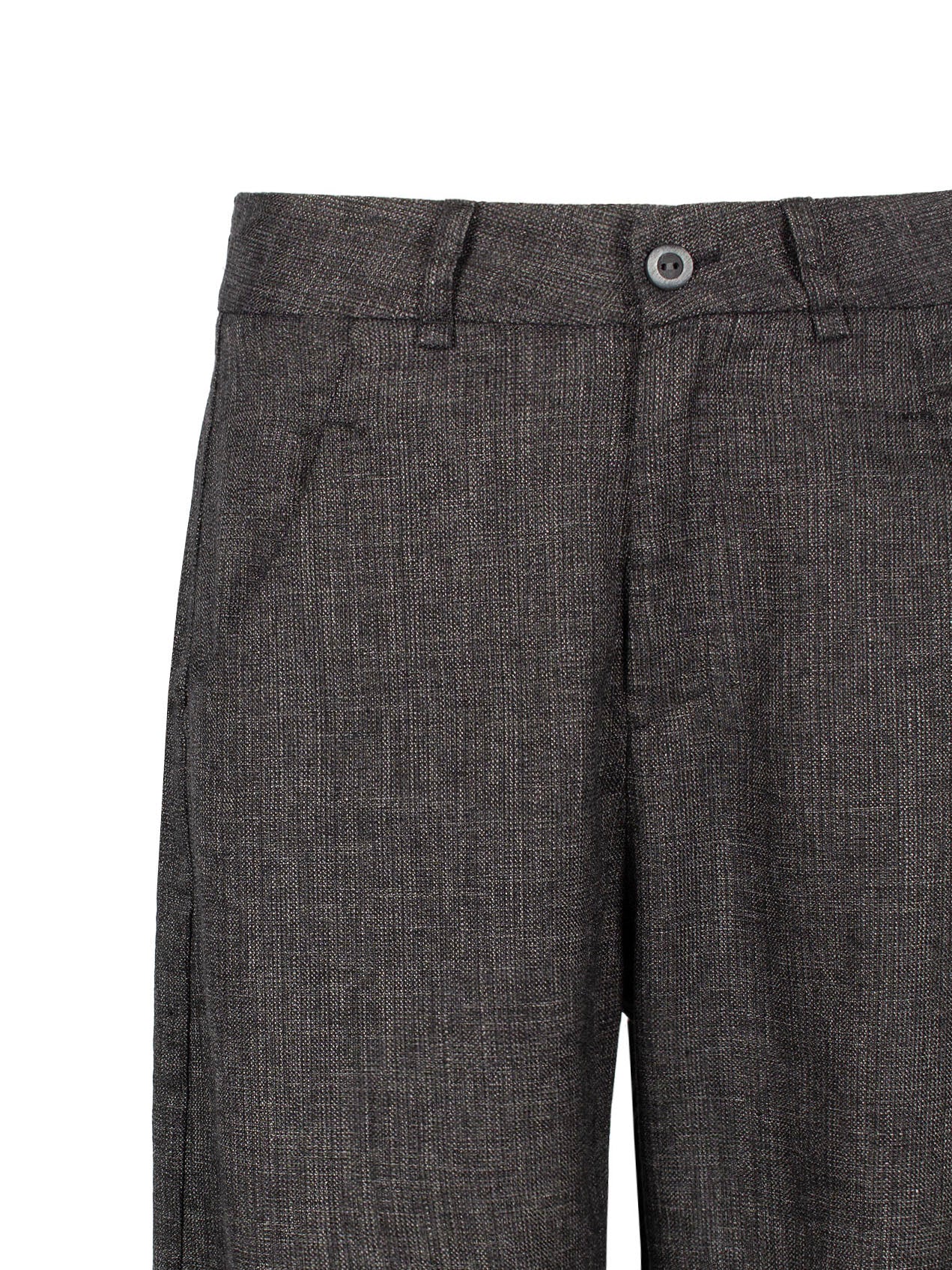 TRANSIT SLIT-DETAILED MÉLANGE TAPERED TROUSERS
