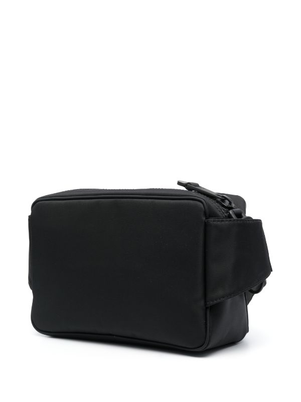 MOSCHINO LOGO-EMBOSSED ZIPPED BELT BAG