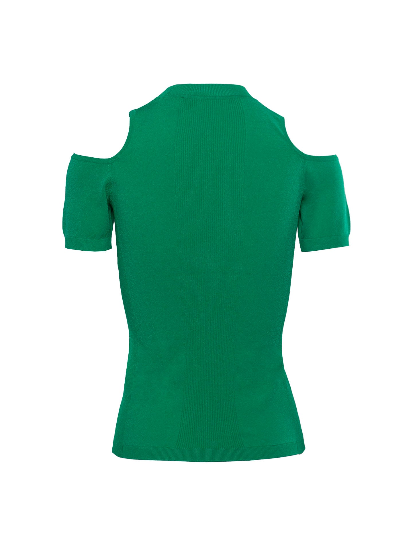 KARL LAGERFELD CUT-OUT KNITTED TOP