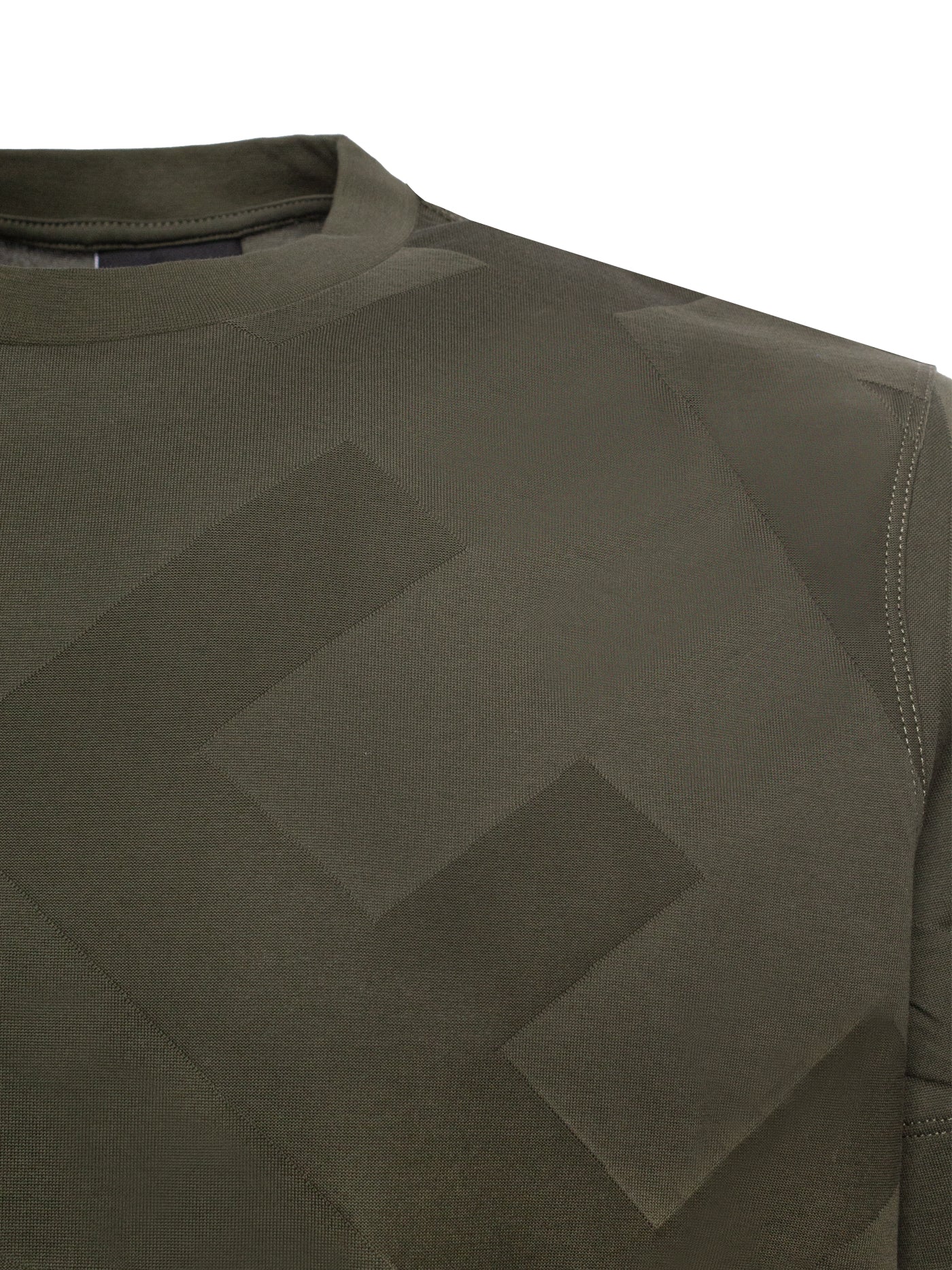 EMPORIO ARMANI LOGO-JACQUARD COTTON T-SHIRT