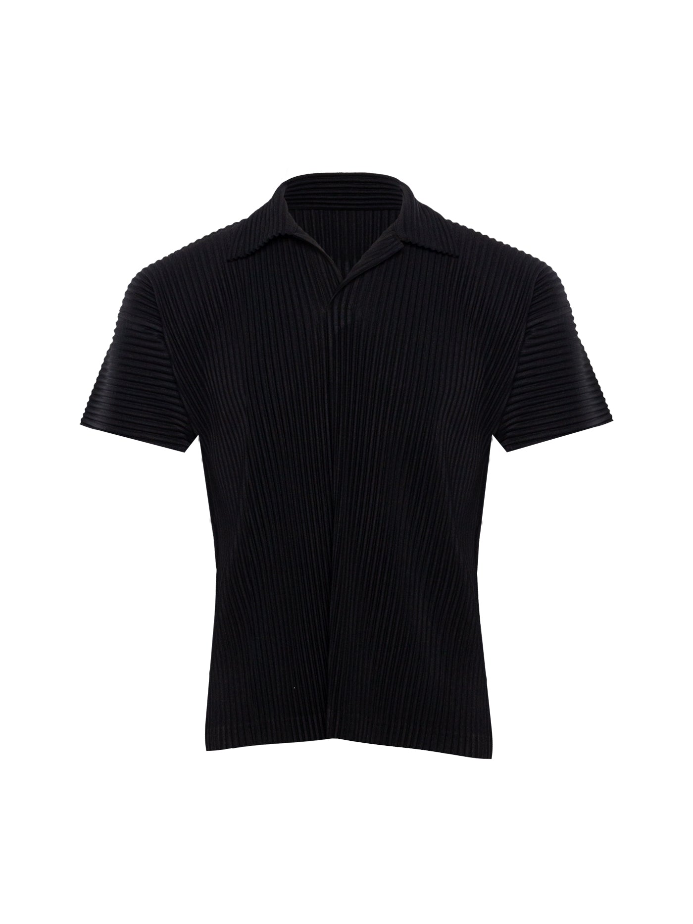 HOMME PLISSÉ ISSEY MIYAKE SHORT-SLEEVED PLEATED POLO SHIRT