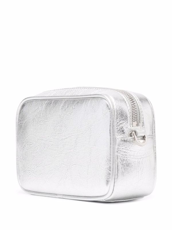GOLDEN GOOSE MINI STAR METALLIC CROSSBODY BAG