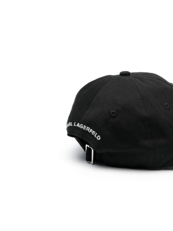 KARL LAGERFELD K/IKONIK 2.0 EMBELLISHED CAP