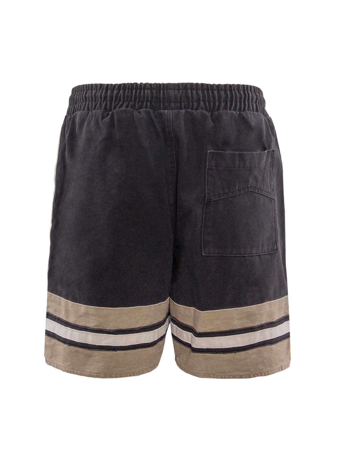 RHUDE LOGO-EMBROIDERED COTTON SHORTS