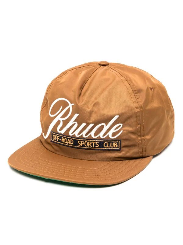 RHUDE LOGO-EMBROIDERED CAP