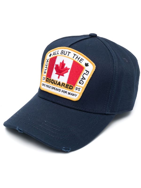 DSQUARED2 CANADIAN FLAG BASEBALL CAP