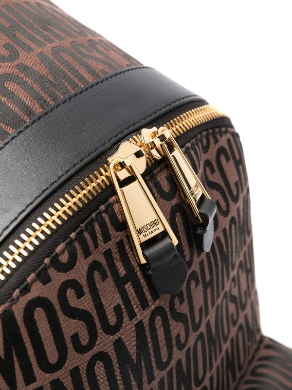 MOSCHINO LOGO-PRINT BACKPACK