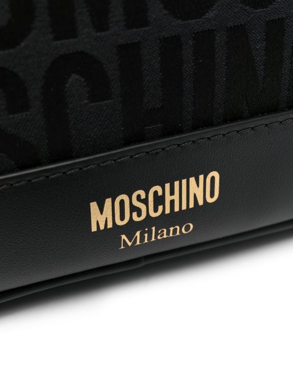 MOSCHINO LOGO-DETAIL SHOULDER BAG