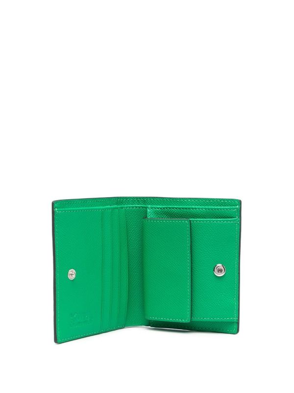 KARL LAGERFELD LOGO-PLAQUE BI-FOLD WALLET