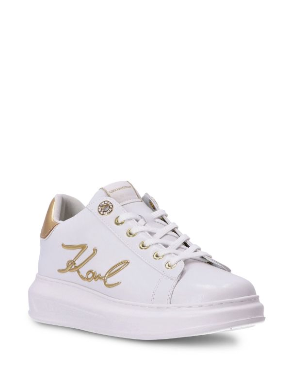 KARL LAGERFELD KAPRI KARL IKONIC LOW-TOP SNEAKERS