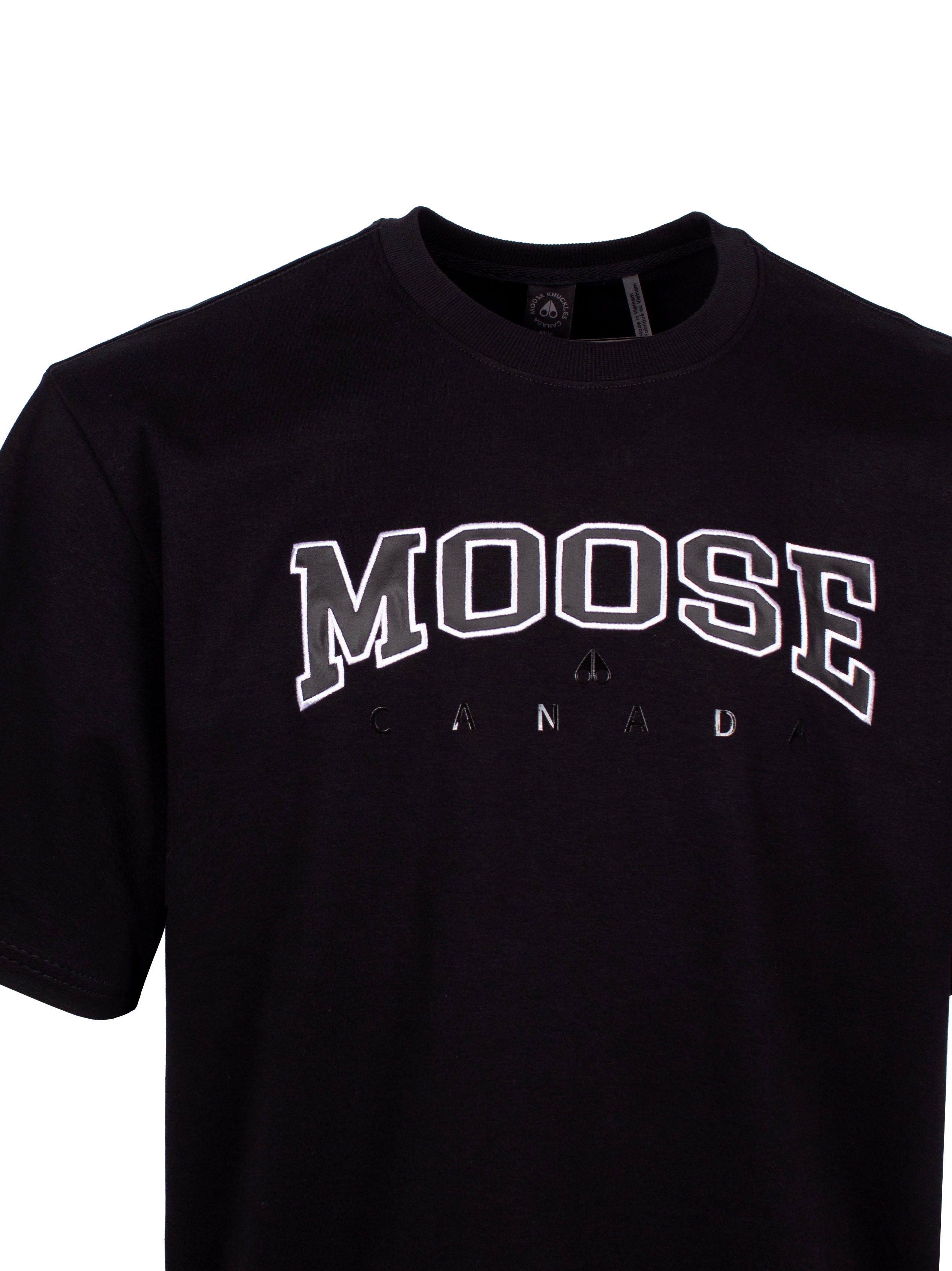 MOOSE KNUCKLES LOGO-PRINT JERSEY T-SHIRT