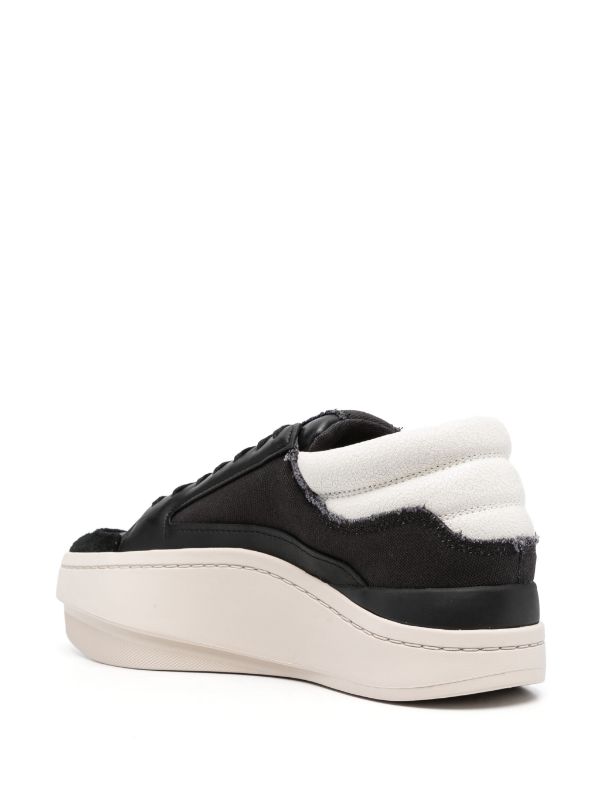 Y-3 CENTENNIAL LO LEATHER SNEAKERS