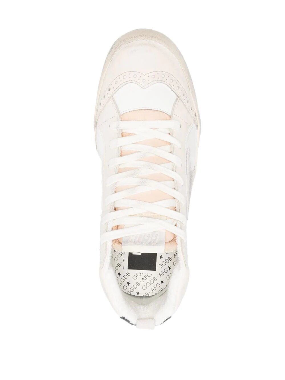 ZAPATILLAS GOLDEN GOOSE <tc>M</tc>ID-STAR DESGASTADA