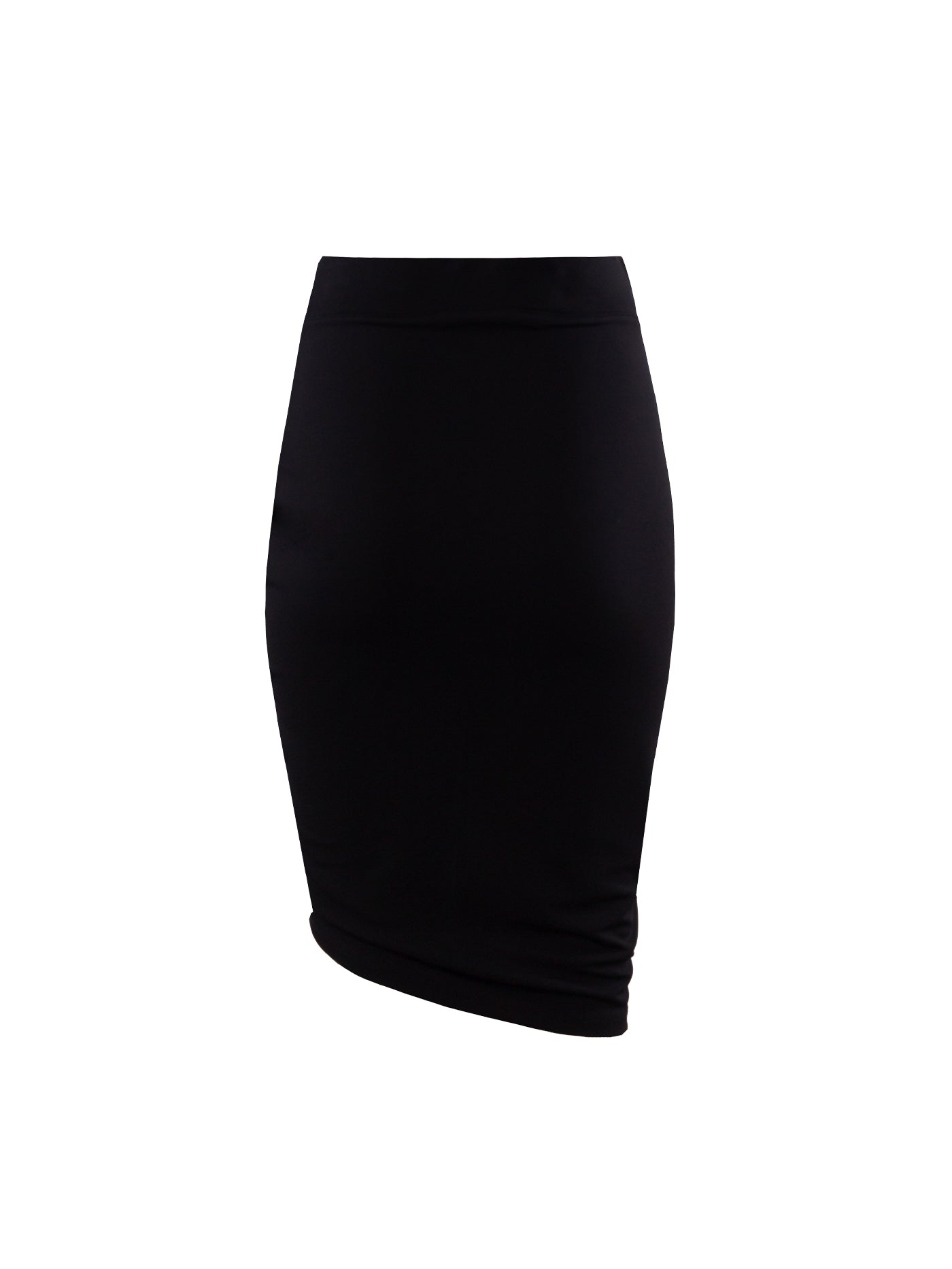 KARL LAGERFELD SIDE-TIE FASTENING ASYMMETRIC SKIRT
