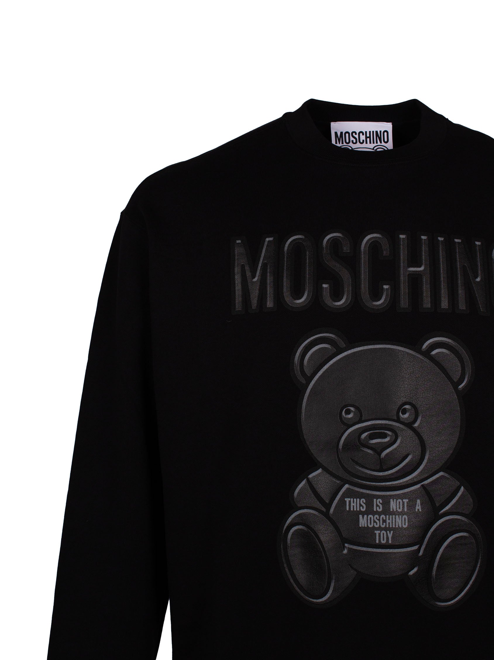 MOSCHINO TEDDY BEAR ORGANIC COTTON SWEATSHIRT