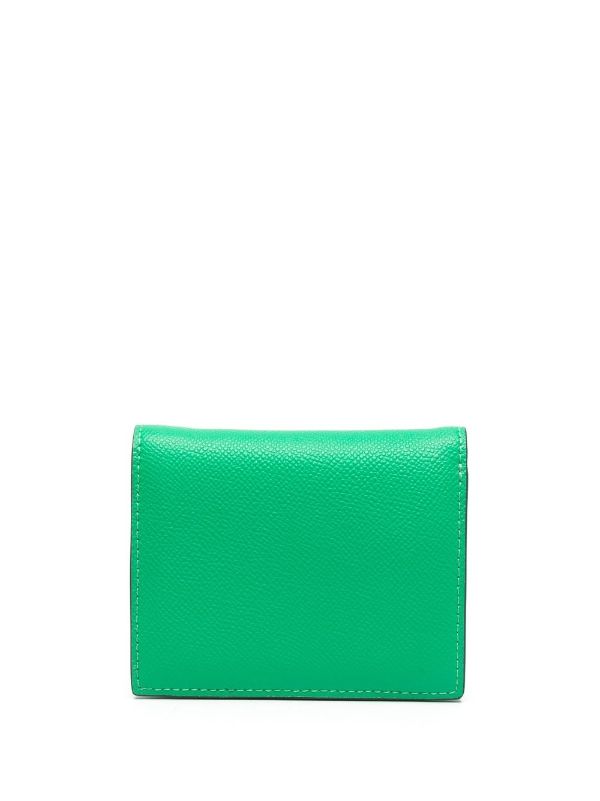 KARL LAGERFELD LOGO-PLAQUE BI-FOLD WALLET