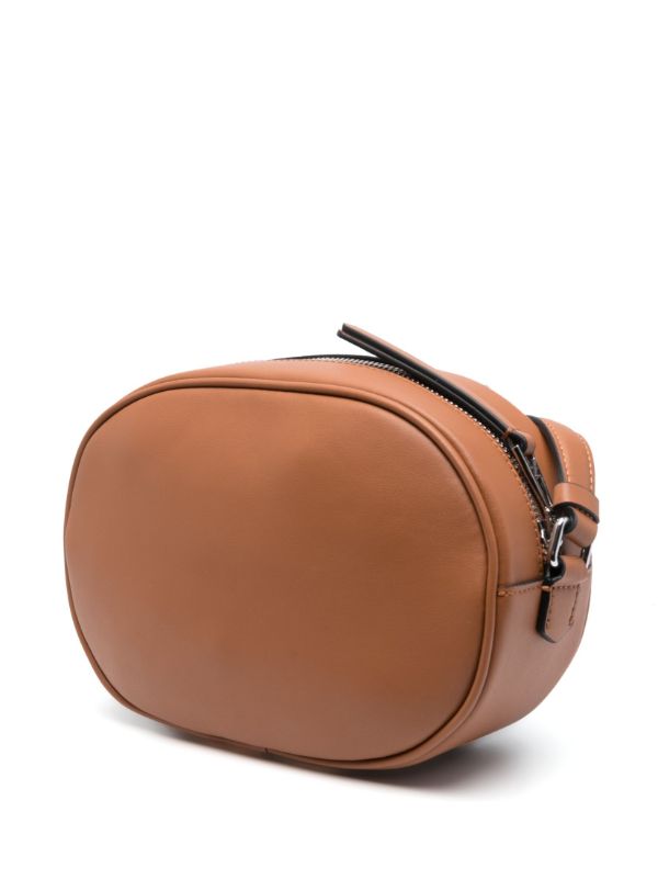 KARL LAGERFELD LOGO-EMBOSSED CROSSBODY BAG