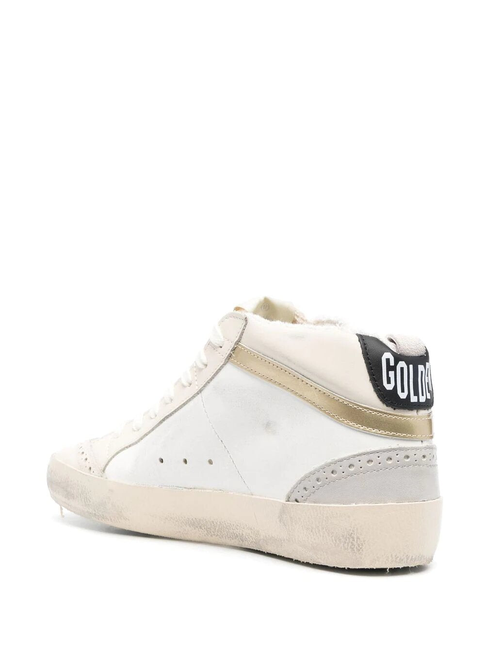 ZAPATILLAS GOLDEN GOOSE <tc>M</tc>ID-STAR DESGASTADA