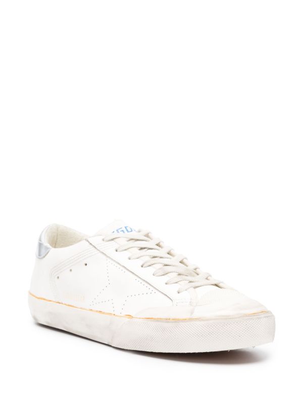 GOLDEN GOOSE SUPER-STAR LEATHER SNEAKERS