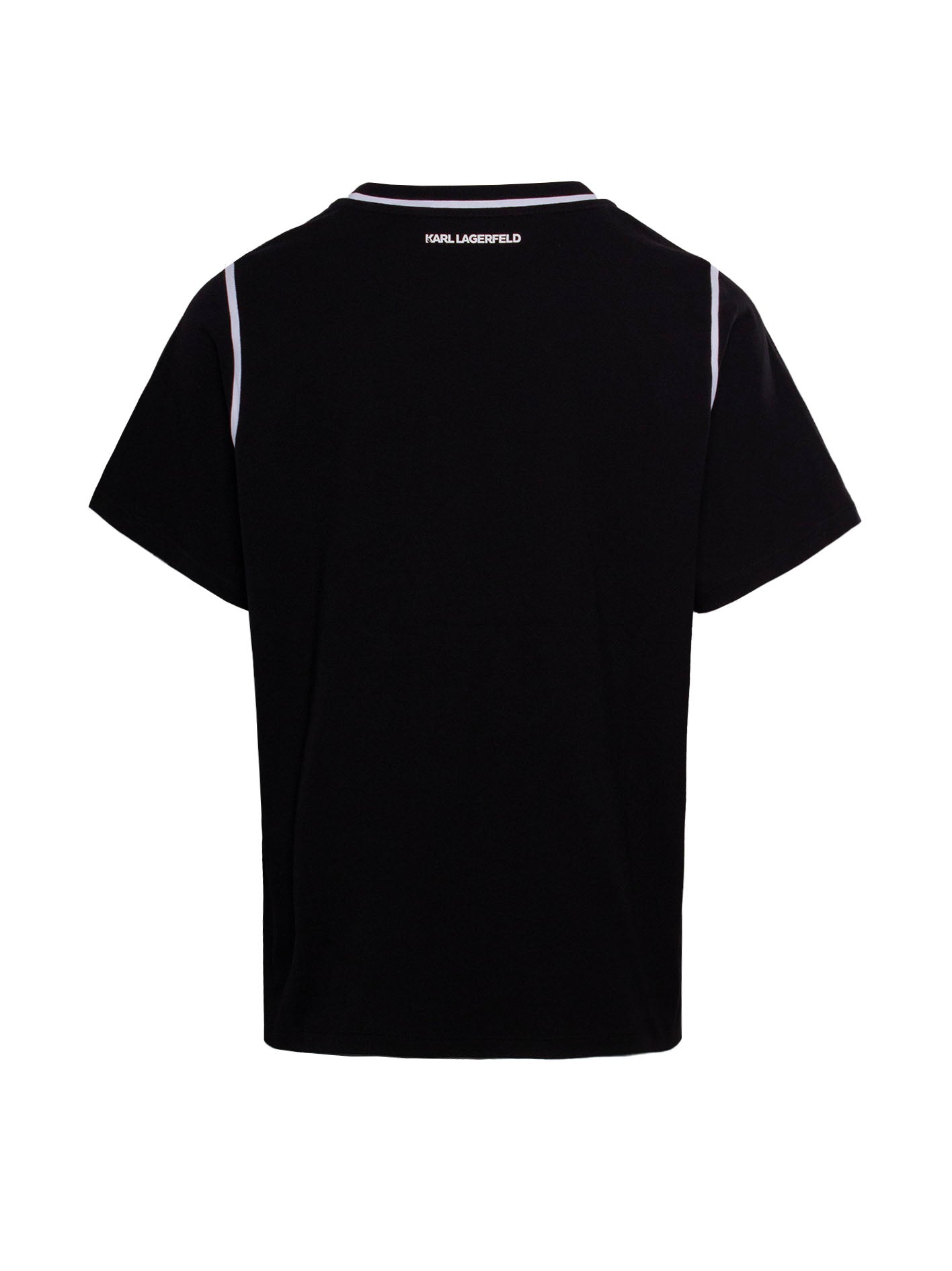KARL LAGERFELD IKONIK KARL-PATCH ORGANIC COTTON T-SHIRT