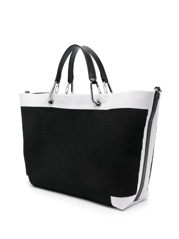 <tc>BOLSO EMPORIO ARMANI CON LOGO E INTARSIA</tc>