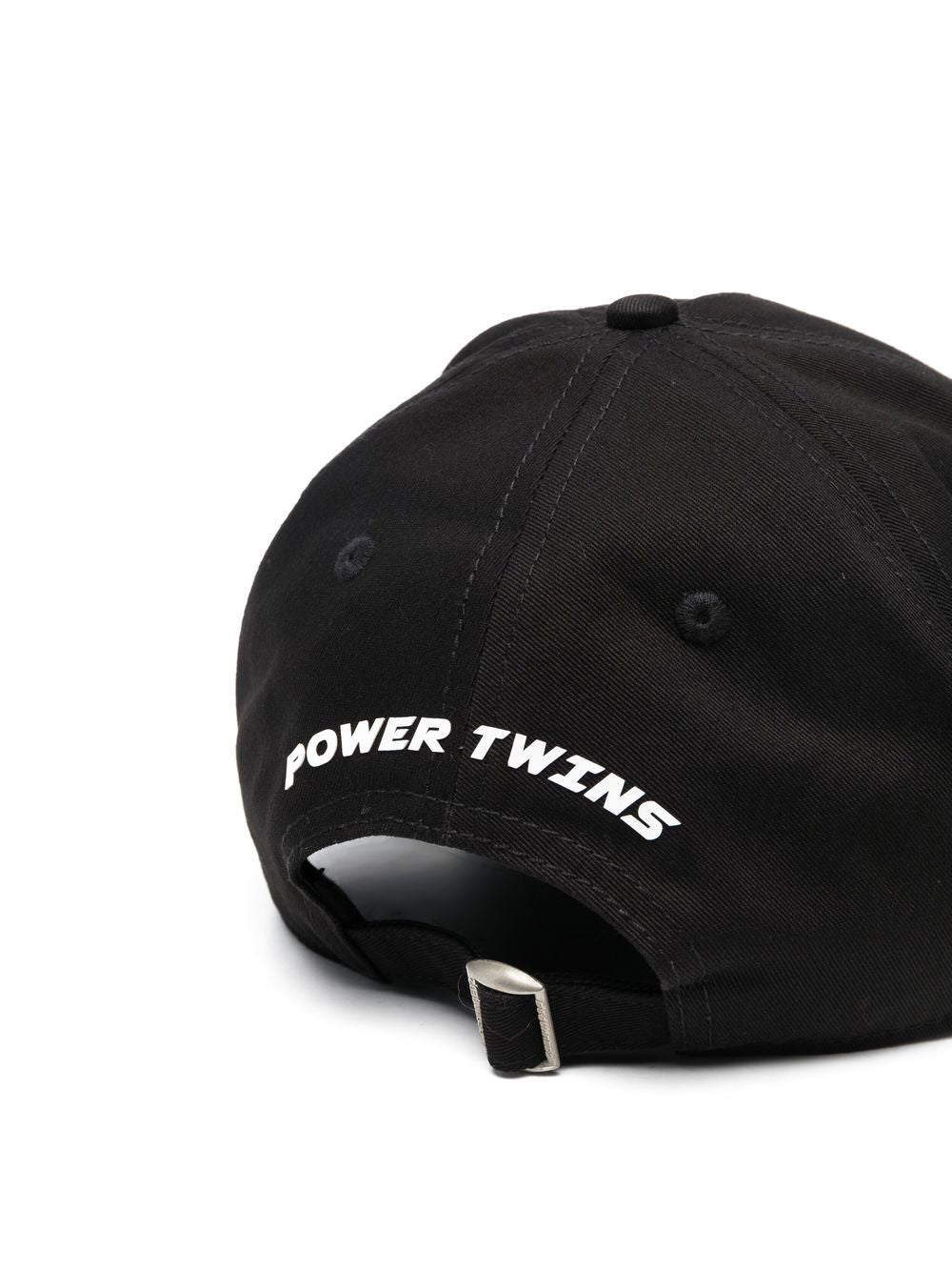 DSQUARED2 APPLIQUÉ-PATCH SLOGAN-EMBROIDERED CAP