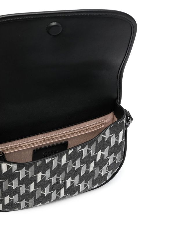 KARL LAGERFELD IKONIK 2.0 MONOGRAM CROSS BODY BAG
