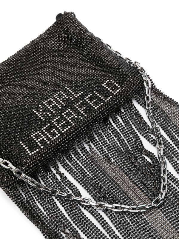 KARL LAGERFELD SMALL K/EVENING WATERFALL SHOULDER BAG