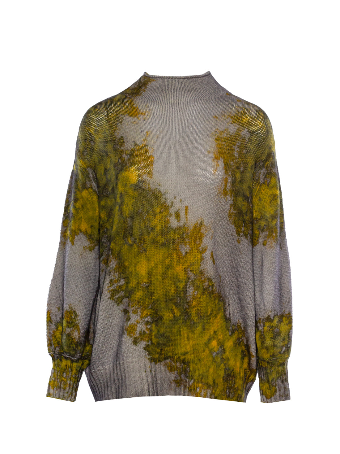 AVANT TOI ABSTRACT-PRINT CASHMERE JUMPER