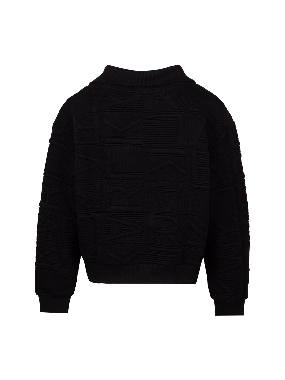 KARL LAGERFELD LOGO-EMBROIDERED LONG-SLEEVE SWEATSHIRT
