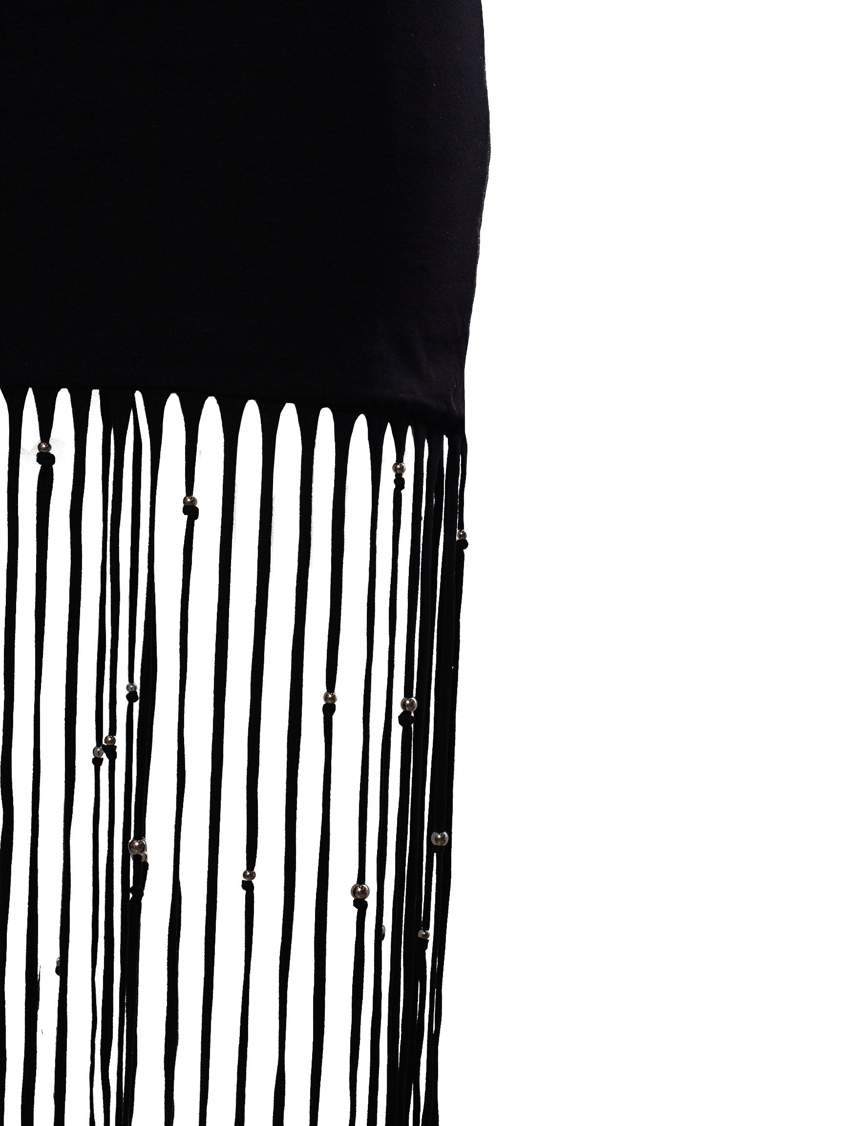 ROTATE FRINGED JERSEY MAXI SKIRT