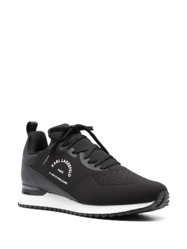 KARL LAGERFELD VELOCITOR LOGO-PRINT SNEAKERS