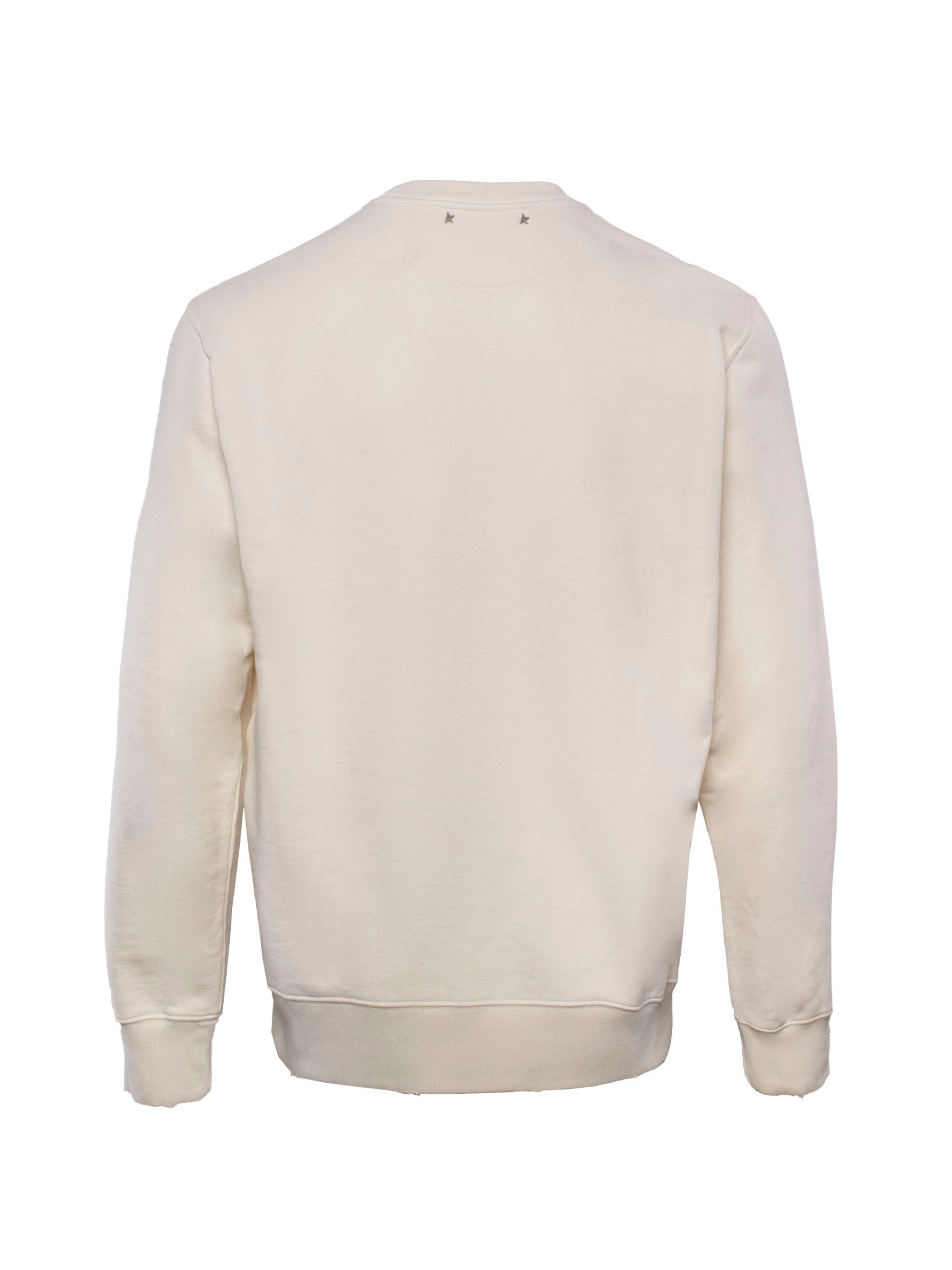 GOLDEN GOOSE LOGO-PRINT COTTON SWEATSHIRT