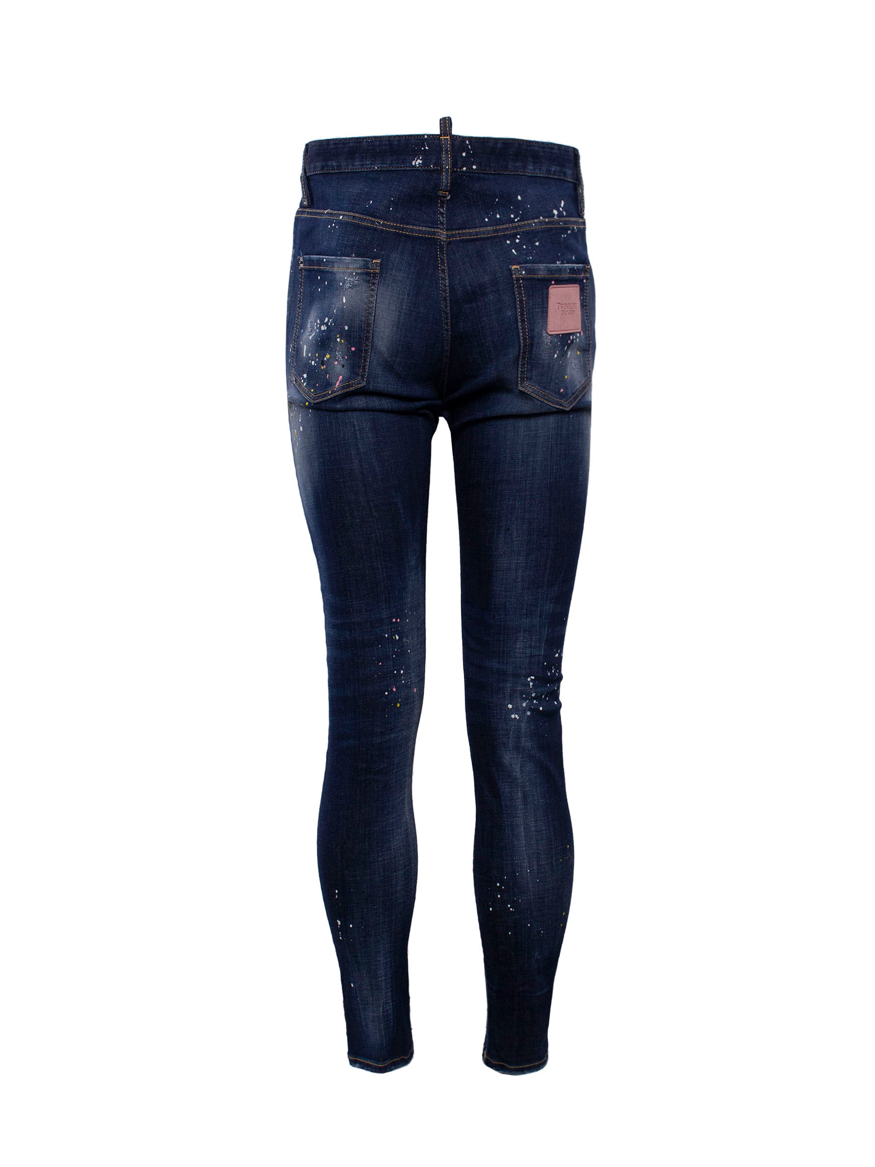 DSQUARED2 TWIMPHONY PAINT-SPLATTER JEANS