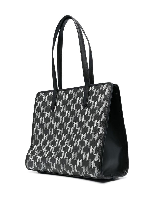 KARL LAGERFELD K/IKONIK 2.0 MONOGRAM TOTE BAG
