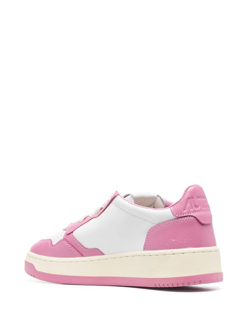 AUTRY MEDALIST LOW-TOP LEATHER SNEAKERS