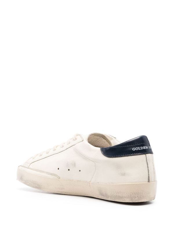 GOLDEN GOOSE SUPER-STAR LACE-UP SNEAKERS