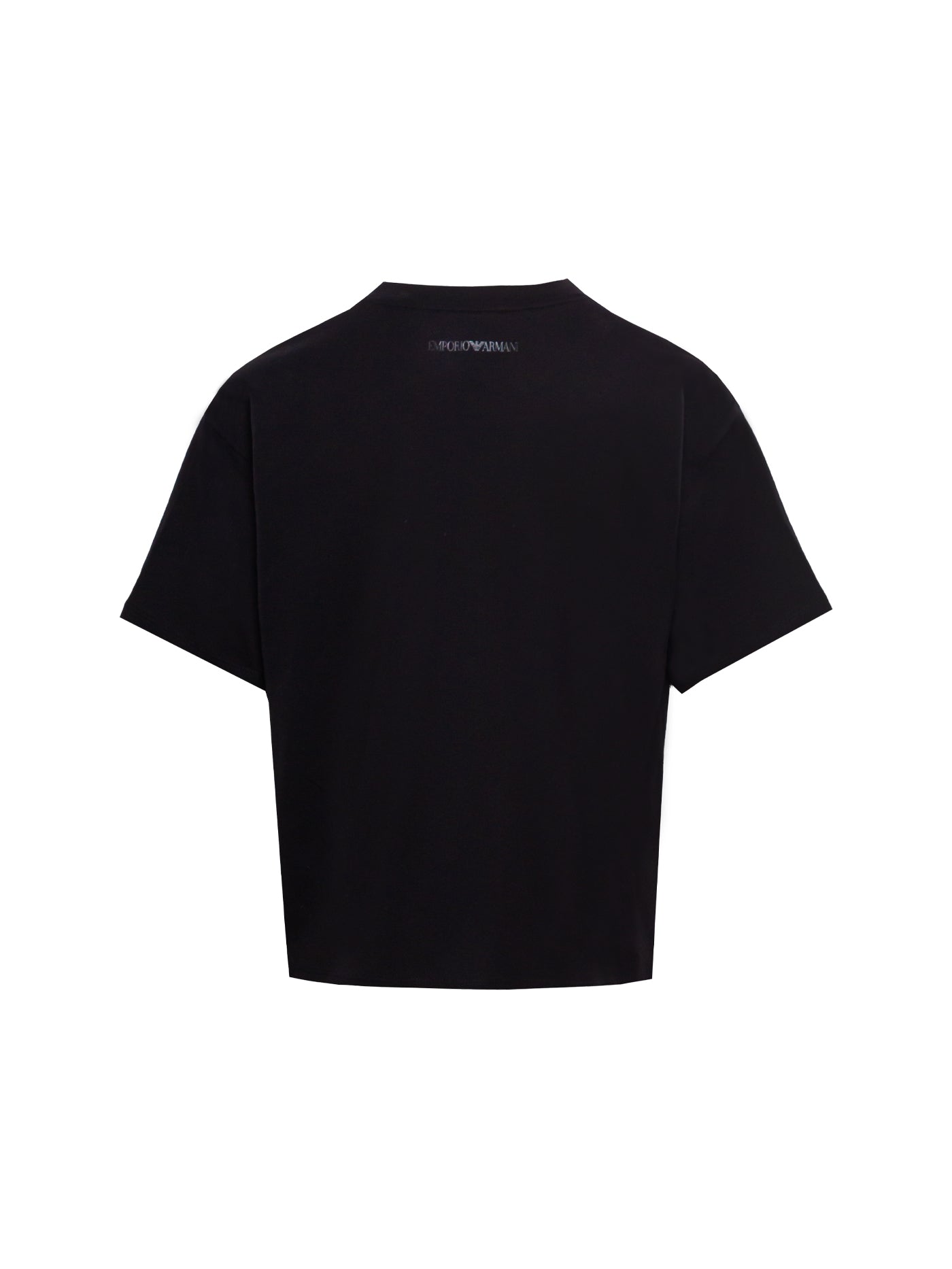 EMPORIO ARMANI LOGO-EMBROIDERED COTTON T-SHIRT
