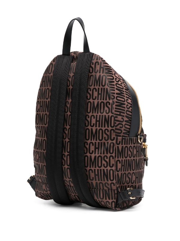 MOSCHINO LOGO-PRINT BACKPACK