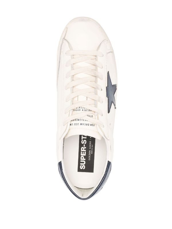 GOLDEN GOOSE SUPER-STAR LACE-UP SNEAKERS
