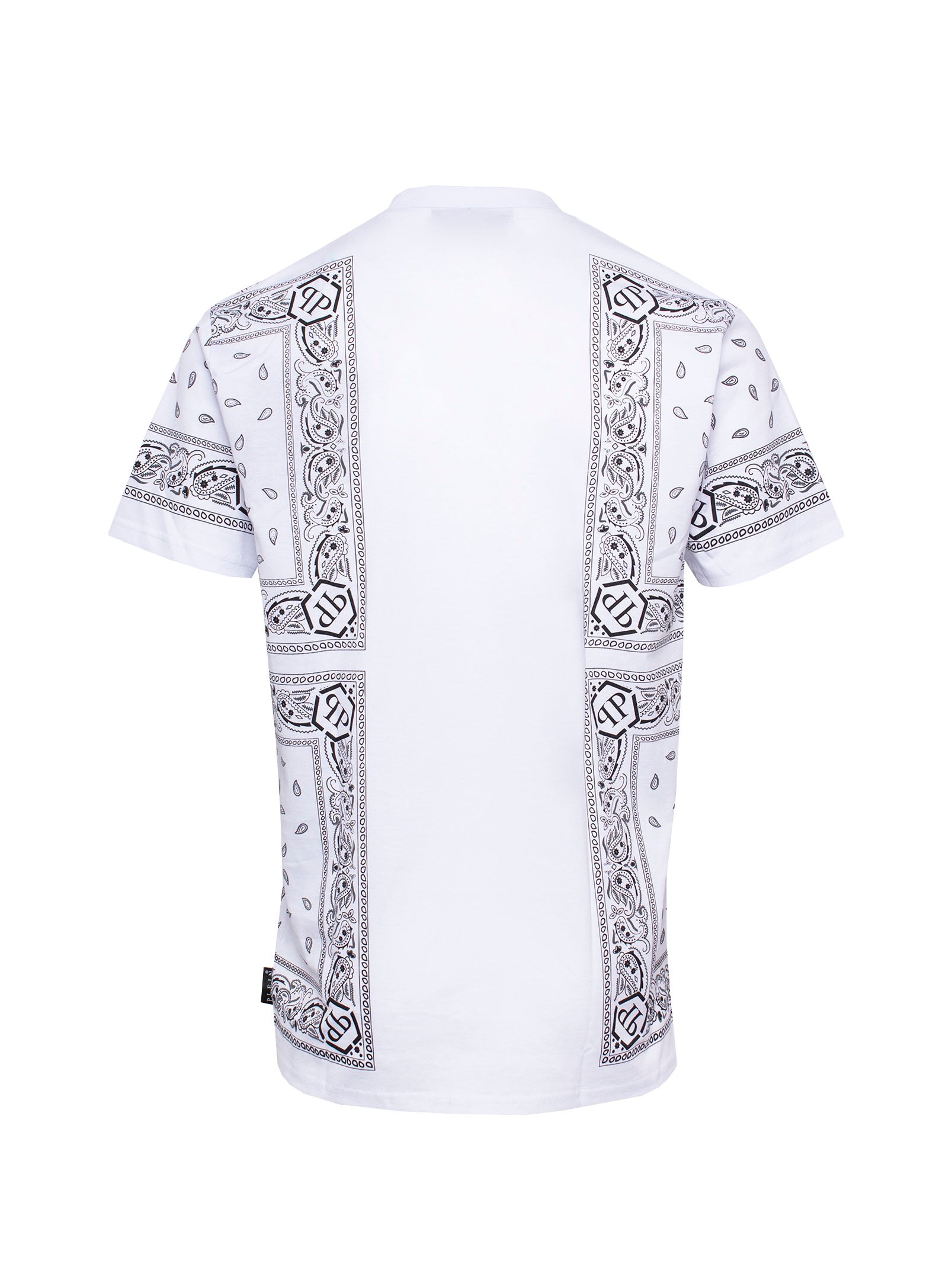 PHILIPP PLEIN BANDANA-PRINT SHORT-SLEEVE T-SHIRT