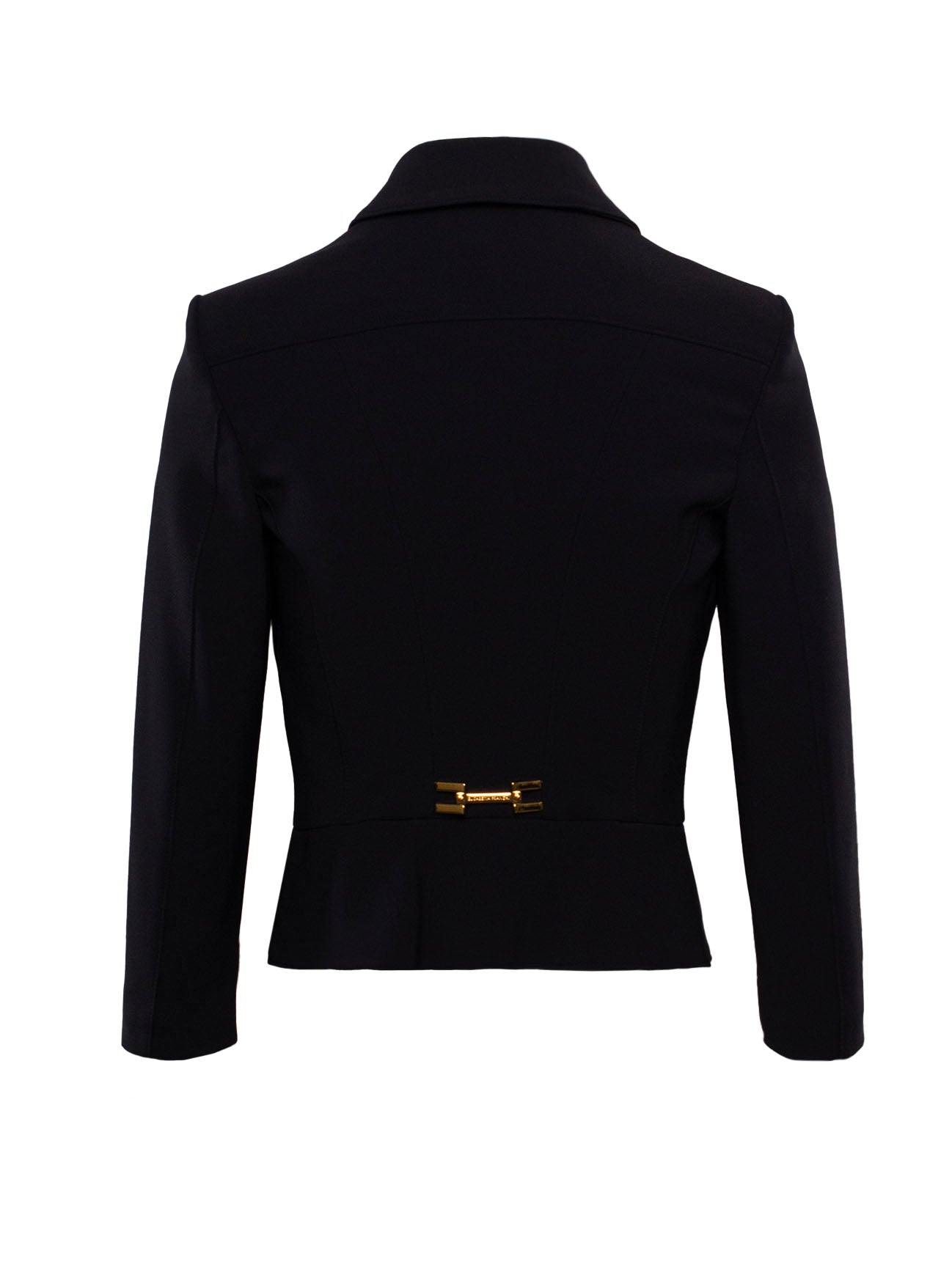 ELISABETTA FRANCHI CROPPED PEPLUM JACKET