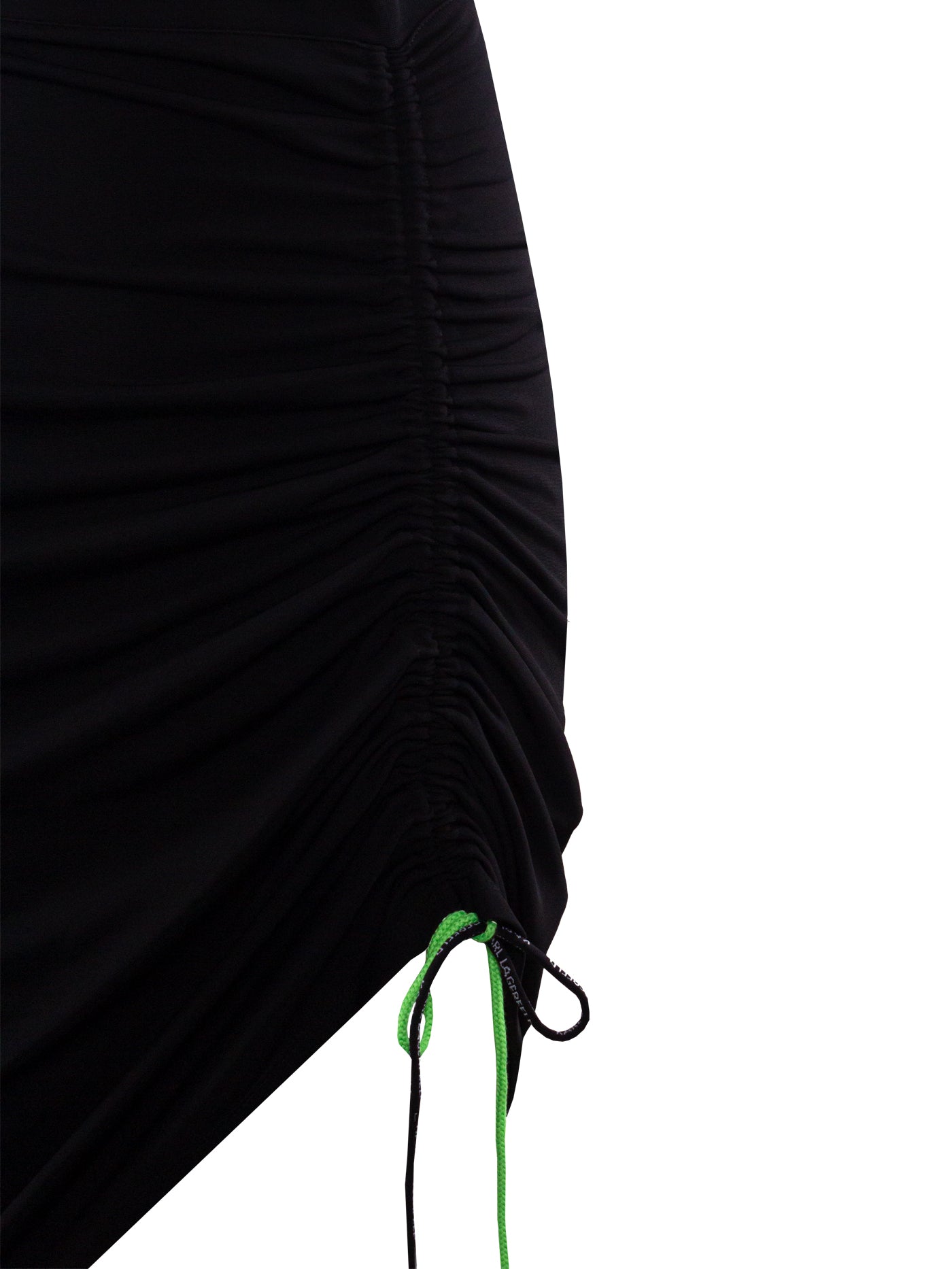 KARL LAGERFELD SIDE-TIE FASTENING ASYMMETRIC SKIRT