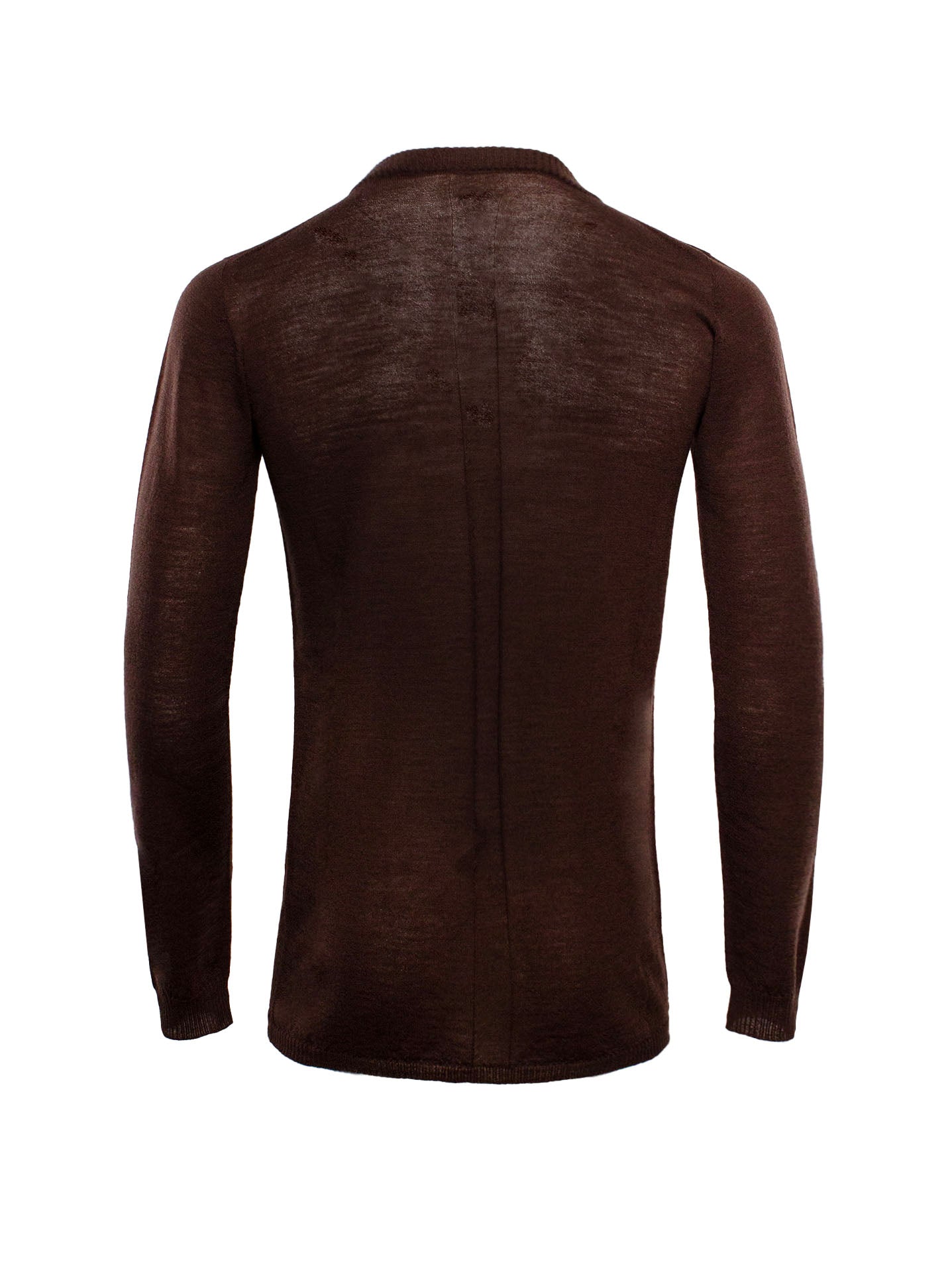 RICK OWENS CREW-NECK VIRGIN WOOL JUMPER