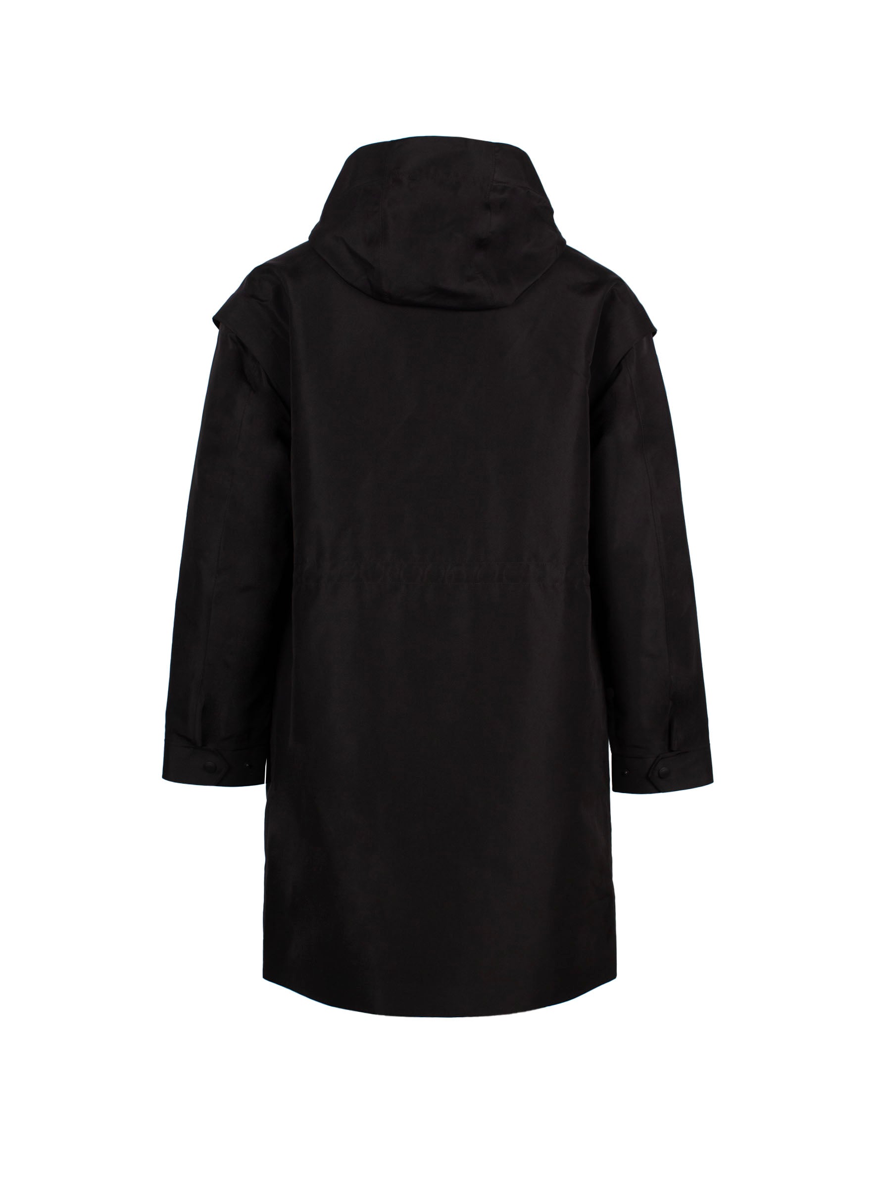 MACKAGE BUTTON-UP LONG RAINCOAT