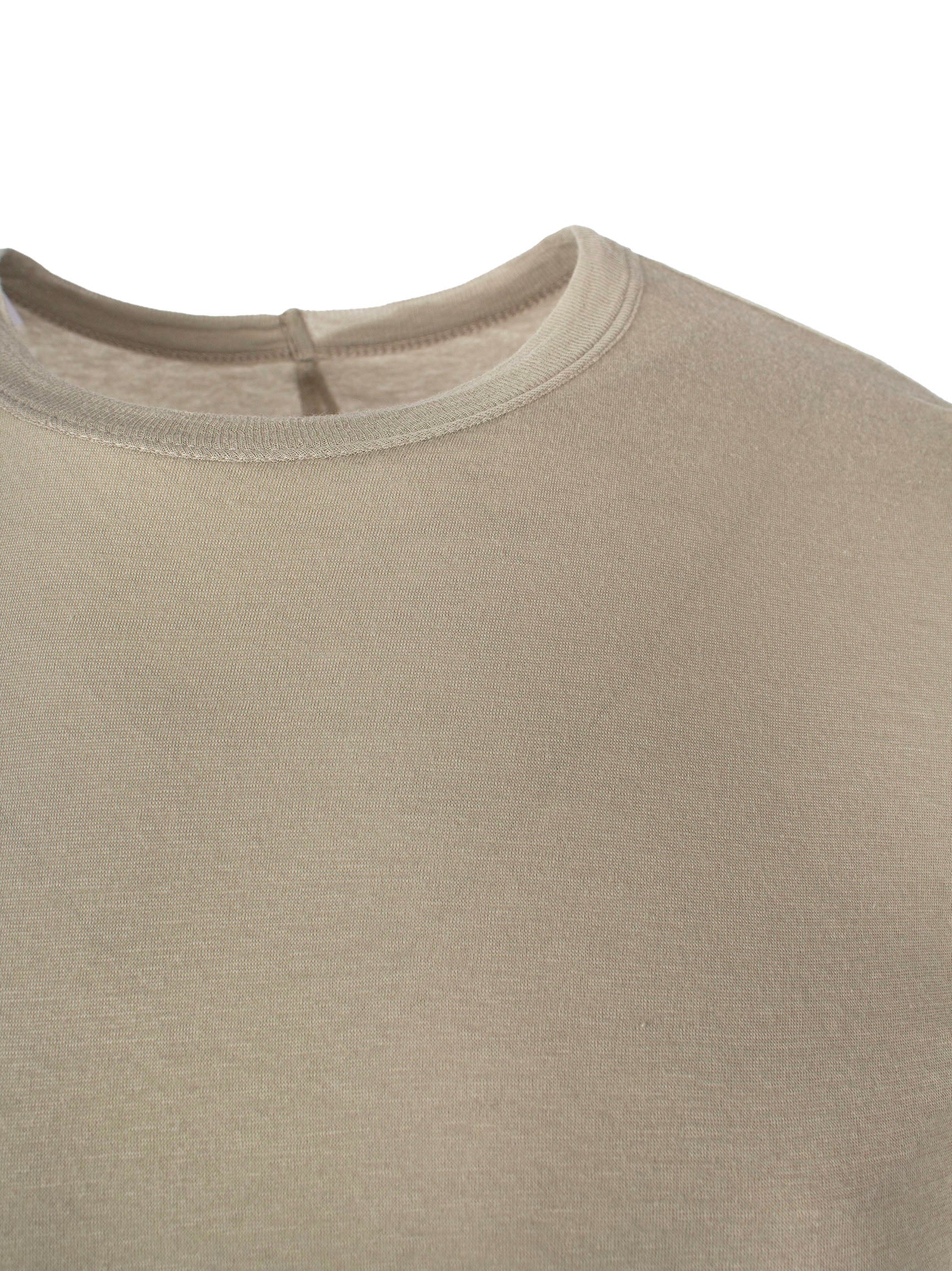 RICK OWENS CRINKLED COTTON T-SHIRT